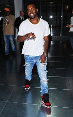 Thumbnail image for Kanye West Front Row at London Fashion Week 2011