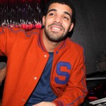 Thumbnail image for Drake in Supreme New York Varsity Jacket